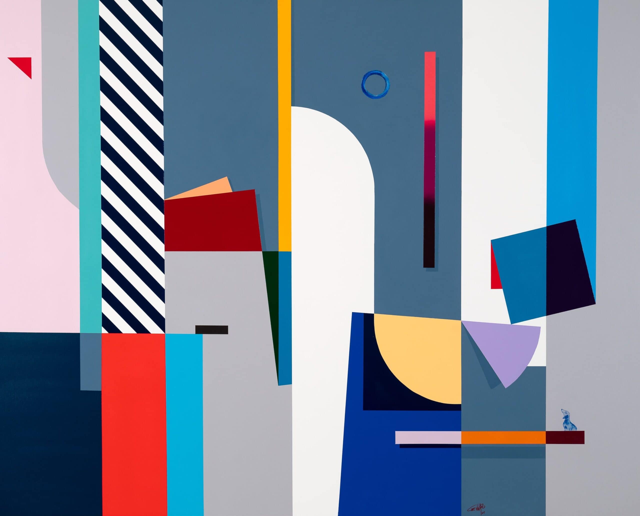 Obra "The Trip" de Gennaro Rodríguez, representada por Aura Galerías