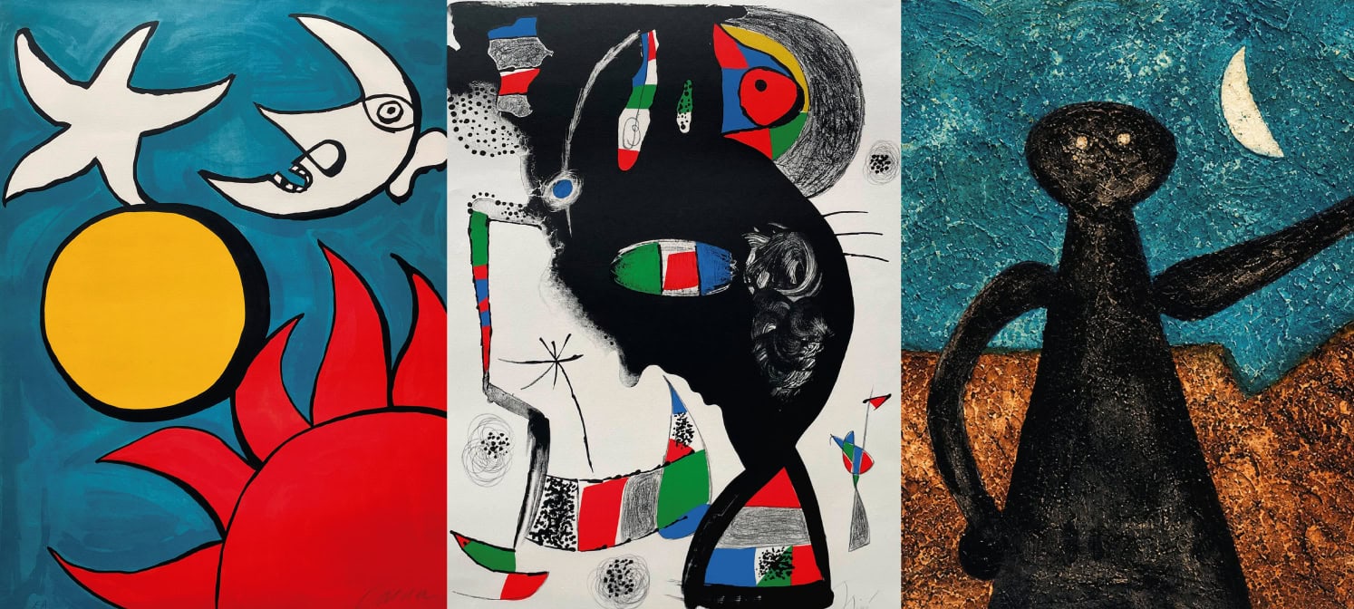 Coctel de inauguración - Calder, Miró o Tamayo